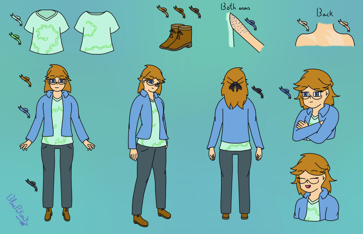 celeste ref (art by abluepatientsoul)